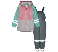 Playshoes Regen Set Pioggia, Rosa-Grigio, 104 (Pacco da 2) Unisex-Bambini e Ragazzi