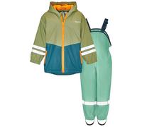 Playshoes Regen Set Pioggia, Verde Verde, 116 (Pacco da 2) Unisex-Bambini e Ragazzi