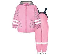 Playshoes Regen-Set Regenlatzhose Tuta da Pioggia, Gatto, 92 cm (Pacco da 2) Unisex-Bambini e Ragazzi