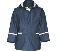 Playshoes Regenjacke Basic, Accappatoio, Unisex - Bambini e ragazzi, Blu (Marine 11), 116