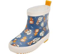 Playshoes Regenstiefel, Stivali in Gomma Unisex-Bambini, Petrol Dschungel, 22 EU