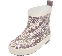 Playshoes Regenstiefel, Stivali in Gomma Unisex-Bambini, Violett Blumen, 19 EU