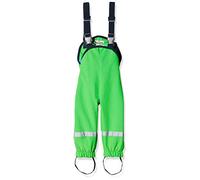 Playshoes Salopette in softshell, Pantaloni da esterno Unisex - Bambini e ragazzi, verde, 74