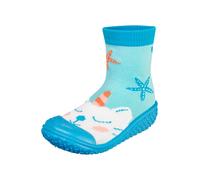 PLAYSHOES Scarpe da spiaggia / da bagno 'Einhornmeerkatze' blu chiaro / menta / arancione / bianco, Taglia 26,5