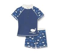 Playshoes Schwimmshirt Badeshorts, Set di Costume a Maglietta Kinder Unisex, Wal,