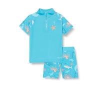 Playshoes Schwimmshirt Badeshorts Set di Costume a Maglietta, Meerestiere, 98/104 Kinder Unisex