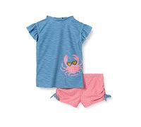 PLAYSHOES Costume intero 'Krebs' blu / oro / rosa / bianco, Taglia 98-104
