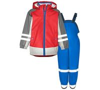 Playshoes Set da pioggia, 2 pezzi, impermeabile 3 in 1, 3 in 1 rosso/blu, 86