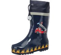 PLAYSHOES Stivale di gomma blu scuro / giallo oro / grigio chiaro / colori misti / melone, Taglia 22,5