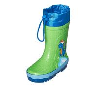 Playshoes Stivali Di Gomma Con Coulisse, Stivali Di Gomma Con Coulisse Unisex - Bambini e ragazzi, Dinosauro, 22 EU