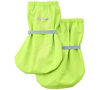 Playshoes Stivali da Pioggia con Fodera in Pile Unisex - Bambini e ragazzi, Giallo Neon, Medium