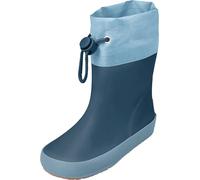 Playshoes Stivali da pioggia unisex per bambini, a piedi nudi, in gomma, blu marino, 23 EU