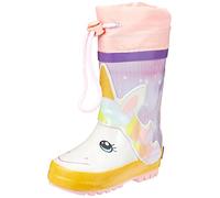 Playshoes Stivali Di Gomma Con Coulisse, Stivali Di Gomma Con Coulisse Unisex - Bambini e ragazzi, Unicorno, 24 EU