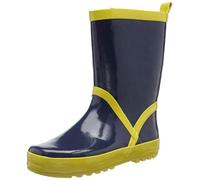 Playshoes Stivali di Gomma Unisex - Bambini e ragazzi, Giallo (Marino Giallo), 30/31 EU