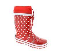 Playshoes Stivali di Gomma Unisex - Bambini e ragazzi, Rosso (Punti Rossi), 26/27 EU