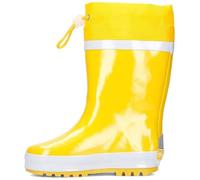 Playshoes Stivali Imbottiti In Gomma, Unisex - Bambini e ragazzi, Giallo, 32/33 EU