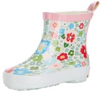 Playshoes Stivali In Gomma A Semialbero, Stivali In Gomma A Semialbero Unisex - Bambini e ragazzi, Fiori, 19 EU