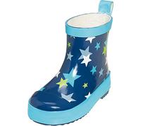 Playshoes Stivali In Gomma A Semialbero, Stivali In Gomma A Semialbero Unisex - Bambini e ragazzi, Stelle, 24 EU