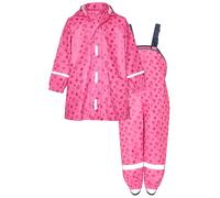 Playshoes Tuta impermeabile in due pezzi, Cuoricino Allover, 86