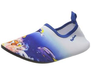 Playshoes Uv-Schutz Barfuß-Schuh Unterwasserwelt, Unisex - Bambini e ragazzi, Blu (Blue 7), 22/23 EU
