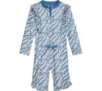 Playshoes Costume da Bagno da Ragazza, Fiori Petrolio Maniche Lunghe, 62-68