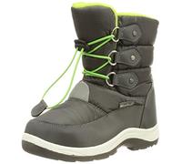 Playshoes Winter-Bootie/Stivaletto Invernale, Stivali Da Neve Unisex - Bambini e ragazzi, Verde Per Allacciare, 22/23 EU