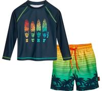 Playshoes Zweiteiler Lang Costume a Maglietta, Set da Surf a Maniche, 110/116 cm Bambini e Ragazzi