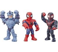 Playskool Heroes Mega Mighties Marvel Super Hero Adventures Web Warriors 3...