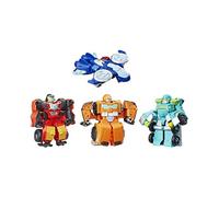 Playskool Heroes Transformers Rescue Bots Academy Team Pack 4 Action Figures Convertibili da Collezione da 4,5 pollici per Bambini dai 3 Anni in su