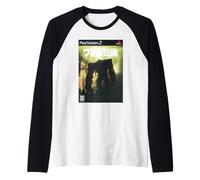 PlayStation 2 Shadow of the Colossus Cover Art Video Game Maglia con Maniche Raglan