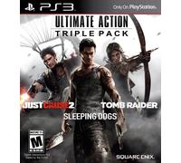 Ultimate Action Triple Pk W/Just Cause 2/Tomb Raid (Sony Playstation 3)
