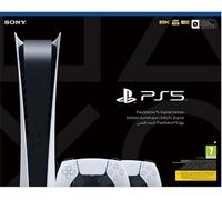 PlayStation 5 Console Digital Edition + 2 PS5 DualSense™ Controller Wireless - Bianco