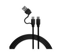 FRTEC - Cavo USB-C a USB-C con adattatore USB-A, ricarica e dati, tipo C per PS5, PS5 Slim, 3 metri, compatibile con smartphone