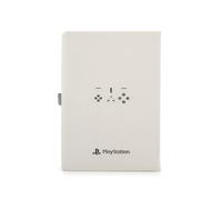 PLAYSTATION A5 Pelle Notebook PS1 Simil Bianco Compleanno Gamer Regalo Scuola