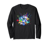 Playstation Astrobot And Friends Power Up Group Shot Maglia a Manica