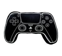 PlayStation - Cuscino a Forma di Controller con Licenza Ufficiale | Cuscino Morbido Imbottito | Fosforescente al Buio | Perfetto per la Camera da Letto o l'Arredamento da Gaming, Nero
