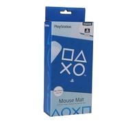 Playstation Mousepad Simboli bianco/blu, 100% gomma, in confezione regalo.