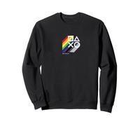 PlayStation Pride LGBTQIA Collection Stacked Chest Logo Felpa