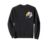PlayStation Pride LGBTQIA Collection Stacked Pocket Logo Felpa