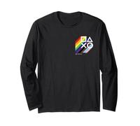PlayStation Pride LGBTQIA Collection Stacked Pocket Logo Maglia a Manica