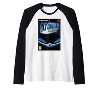 Playstation Sly Cooper And The Thievius Raccoonus PS2 Cover Maglia con Maniche Raglan