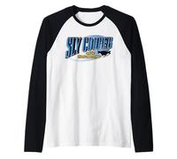 Playstation Sly Cooper And The Thievius Raccoonus Sly Mask Maglia con Maniche Raglan