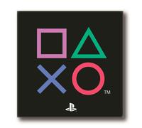 PLAYSTATION Tappeto Antiscivolo Pavimento Zerbino Quadrato Controller Simboli