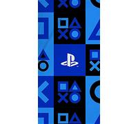 PlayStation Telo mare ufficiale Controller Icons Check Design - 70 x 140 cm - 100% cotone