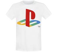 Playstation Uomo T-Shirt Bianco XL 100% Cotone Regular