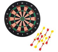 Playtastic Freccette: Bersaglio Magnetico, in Ottica di Sughero, 12 Freccette magnetiche, 6 Rosse e 6 Gialle, Ø 40 cm (Gioco di, Magnetico Bersaglio per, Giocattolo al Fuori)