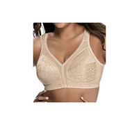 Playtex 18 Hour - Reggiseno senza ferretto, con spalline Comfort Natural Beige 48 DDD
