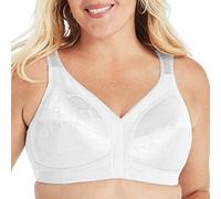 Playtex 18 Hour - Reggiseno senza ferretto, con spalline Comfort White 7DD