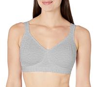 PLAYTEX 18 Hour Ultimate Lift & Support Cotton Stretch Wireless Bra Us474c Reggiseno Altamente Coprente, Opaque, Grigio Erica, 5E Donna