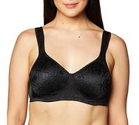 Playtex 18 Hour Ultimate Lift & Support Wireless Bra Us4745, 2-Pack Reggiseno Altamente Coprente, Nero/Nero, 4C Donna